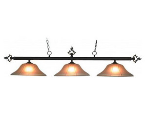 Landmark Lighting Billiard Golden Bronze Trestle 190/14-GB-G6 Pendant Island Light
