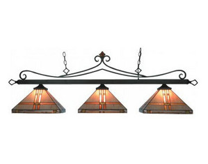 Landmark Lighting Billiard Mosaic Trestle Pendant Island 190/11-TB-T9