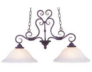 Maxim Lighting 2 Light Canyon Rim Collection Pendant Island Light - Fast FREE FedEx Shipping!