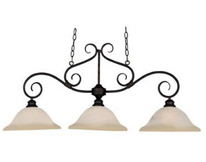 Maxim Lighting 2653WSKB Pacific Kentucky Bronze Trestle Pendant Island Light - Fast FREE FedEx Shipping!