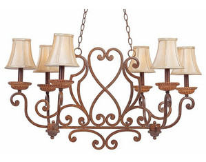 Maxim Lighting 6 Light MAX-11407MC Pendant Island Light - Fast FREE FedEx Shipping!