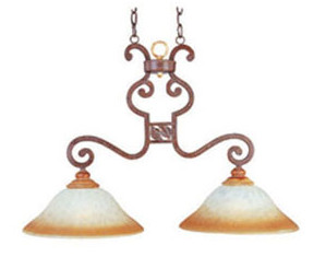 Maxim Lighting Century 2 Light Trestle Pendant Island Light - Fast FREE FedEx Shipping!