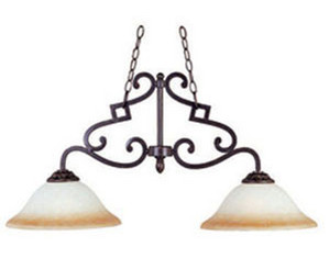 Maxim Lighting Vintage 2 Light Trestle Pendant Island Light - Fast FREE FedEx Shipping!