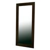 Save  on Baxton Studio Daffodil Floor Mirror in Light Cappuccino Hardwood Frame at The Floor Mirror Superstore