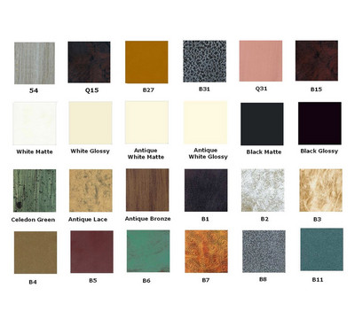 Available Finishes