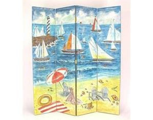 4-P SAILBOAT SCREEN Room Divider