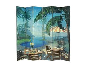 6P-PALM BEACH SCREEN Room Divider