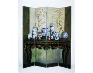 DISPLAY OF VASE SCREEN Room Divider