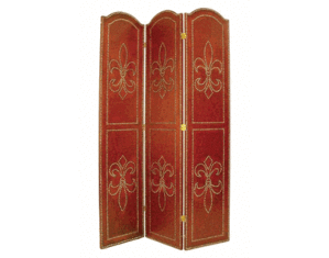 NAILHEAD ON LEATHER Room Divider
