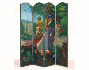 PEACOCK SCREEN Room Divider