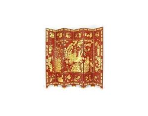PHOENIX SCREEN GLD/RD Room Divider