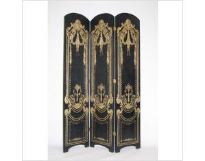 SCROLL SCREEN IN GOLD Room Divider