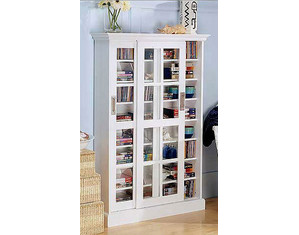 SEI Windowpane Media Cabinet