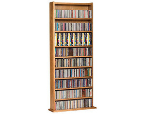 Wood Technology MM-600 Series CD DVD Storage Wall Unit