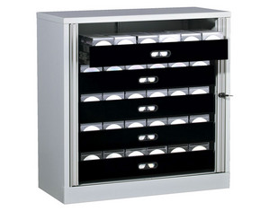 NPSG Multi Media Storage Tambour Cabinet