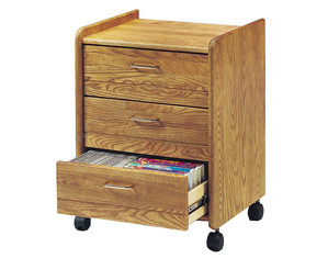 Wood Technology CM-5 Series Floor CD DVD Storage