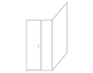EASCO 69.25 inch Height Image Series 54 to 60 inch Opening shower enclosure - Fast FREE FedEx Shipping!