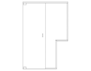 EASCO Elite Series EL3-204 shower enclosure - Fast FREE FedEx Shipping!