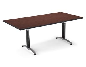 OFM 1 Piece Laminated Surface Mesh Base Conference Table