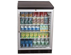Summit SCR600BLBI-CSS Beverage Cooler - Fast FREE FedEx Shipping!