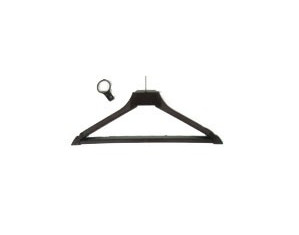 Gaychrome Brown Plastic Clothes Hangers with Ball Top - Pack of 72 - Fast FREE FedEx Shipping!