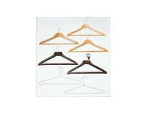 Gaychrome Wood Ball Top Clothes Hangers - Pack of 100 - Fast FREE FedEx Shipping!