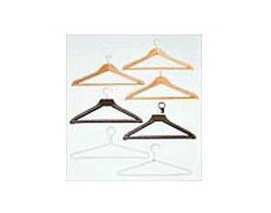 Gaychrome Wood Open Hook Clothes Hangers - Pack of 100 - Fast FREE FedEx Shipping!