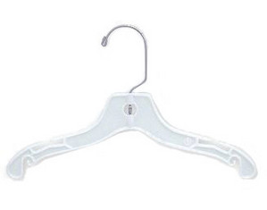 Only Hangers 10 inch White Baby Top Clothes Hangers - Fast FREE FedEx Shipping!