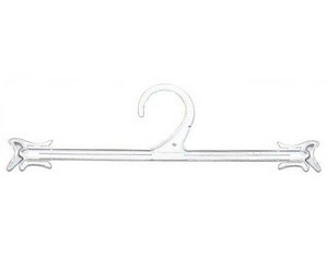 Only Hangers Clear Plastic Lingerie Hangers - Fast FREE FedEx Shipping!