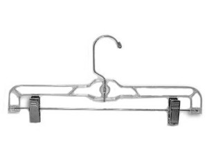 Only Hangers Clear Plastic Pant or Skirt Hangers - Fast FREE FedEx Shipping!