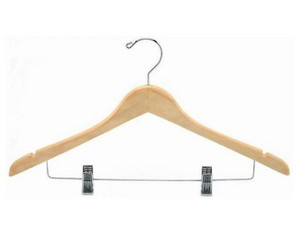Only Hangers Concave Combination Clothes Hangers with Clips - Fast FREE FedEx Shipping!