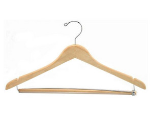 Only Hangers Contoured Suit Clothes Hangers with Locking Bar - Fast FREE FedEx Shipping!