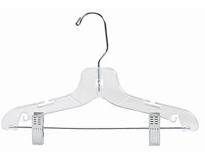 Only Hangers Coordinate Clothes Hangers with Clips - Fast FREE FedEx Shipping!
