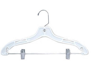 Only Hangers Heavyweight White Combination Clothes Hangers - Fast FREE FedEx Shipping!