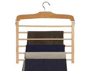 Only Hangers Multi Slack Clothes Hangers in Natural - Fast FREE FedEx Shipping!