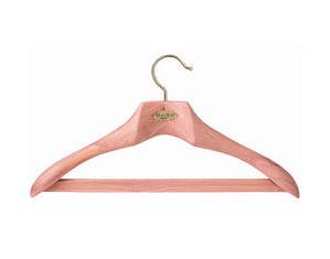Woodlore Contoured Cedar Clothes Hanger - Fast FREE FedEx Shipping!