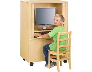 Jonti-Craft Euro-Computer Cabinet