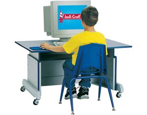 Jonti-Craft Rainbow Accents Computer Table