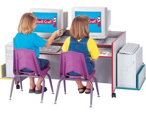 Jonti-Craft Rainbow Accents KYDZ Computer Desk - Double