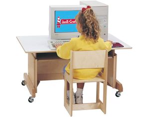Jonti-Craft White Computer Table