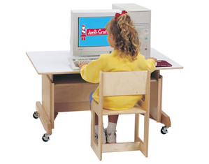 Jonti-Craft Computer Station - Fast FREE FedEx Shipping!