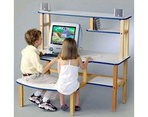 Wild Zoo Grade School Buddy Childrens Computer Desk - Fast FREE FedEx Shipping!