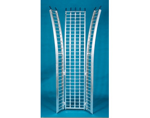 Oxlite Tri-Panel Arched Bike Ramp