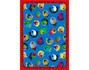 Joy Carpets Children of the World Kids Rug - Fast FREE FedEx Shipping!