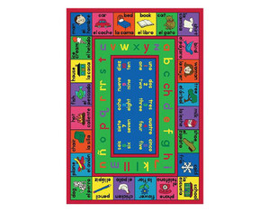 Joy Carpets LenguaLink Spanish Kids Rug