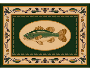 Milliken Seasonal Fall Fishtales Trophy Kids Rug