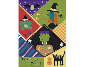 Milliken Seasonal Fall Hocus Pocus Boo Kids Rug