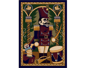 Milliken Seasonal Winter Nutcracker Suite Kids Rug