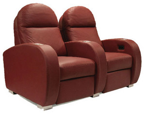 Bass Maxim Lounger Row of 2 Home Theater Seating Set
