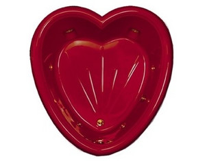 Spurlin Queen of Hearts Whirlpool Bath Tub